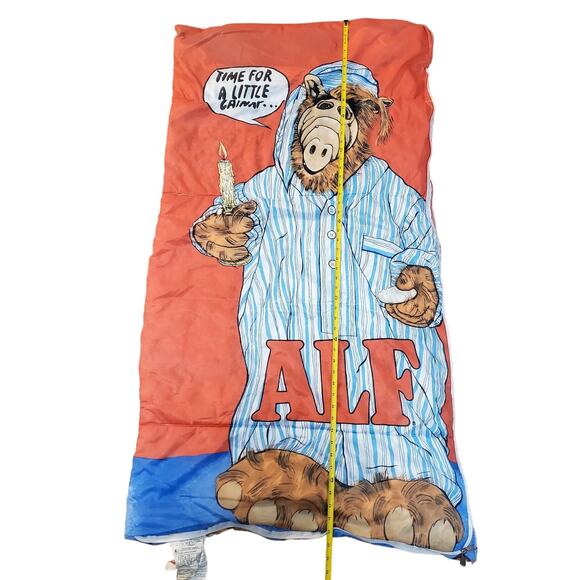 Childs Alf Sleeping Bag Time For A Little Catnap 30 x 57" Kids - Picture 2 of 13